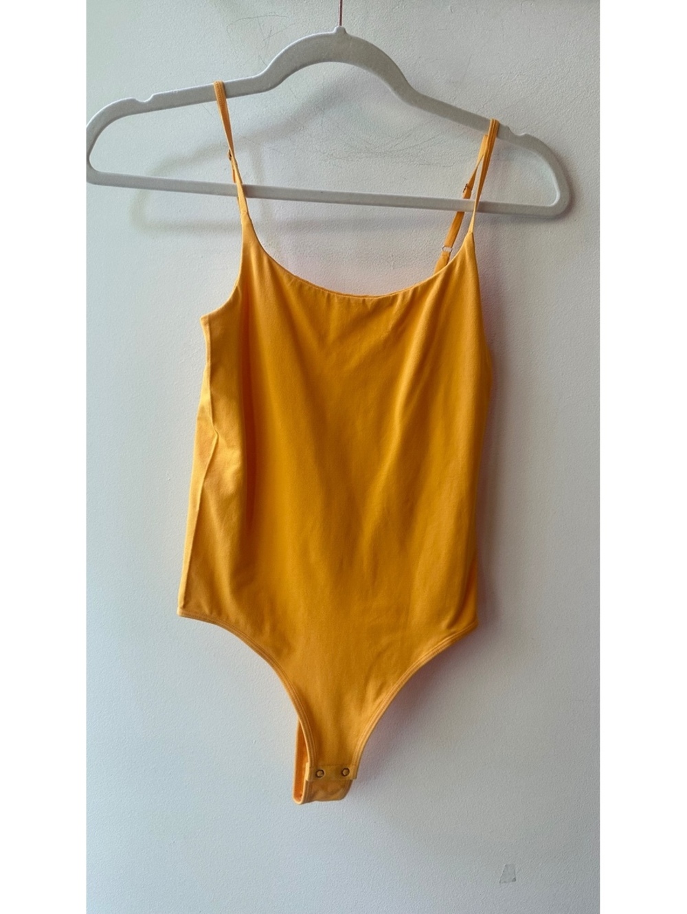 By Together Mustard Yellow Bodysuit, 13” Pit to Pit Size S/M